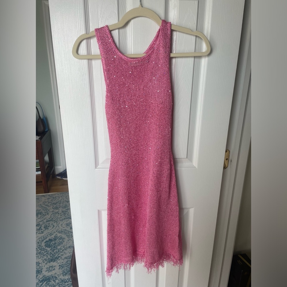 Asta resort The Natalia Mini Dress - Pink. Size M